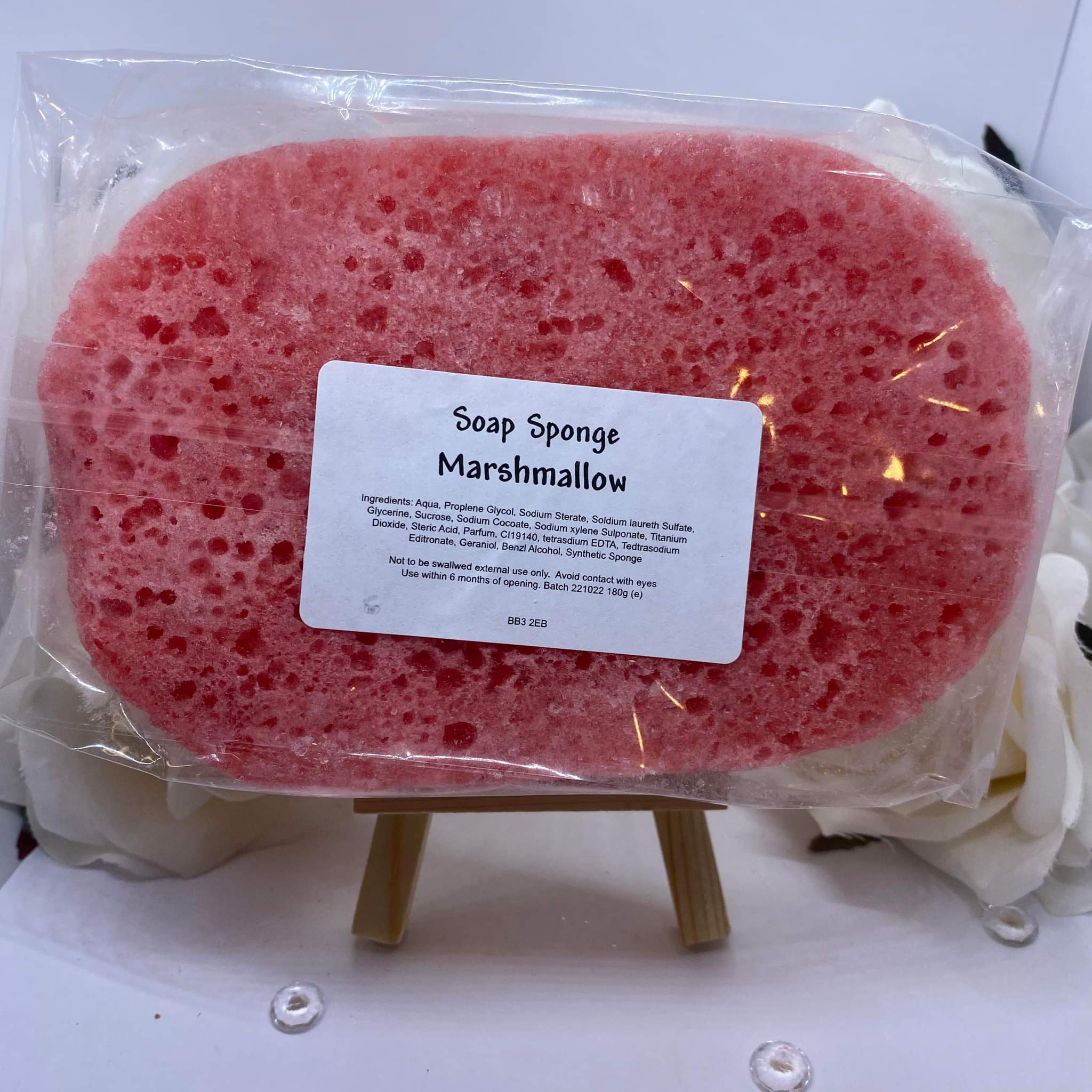 Marshmallow Soap Sponge