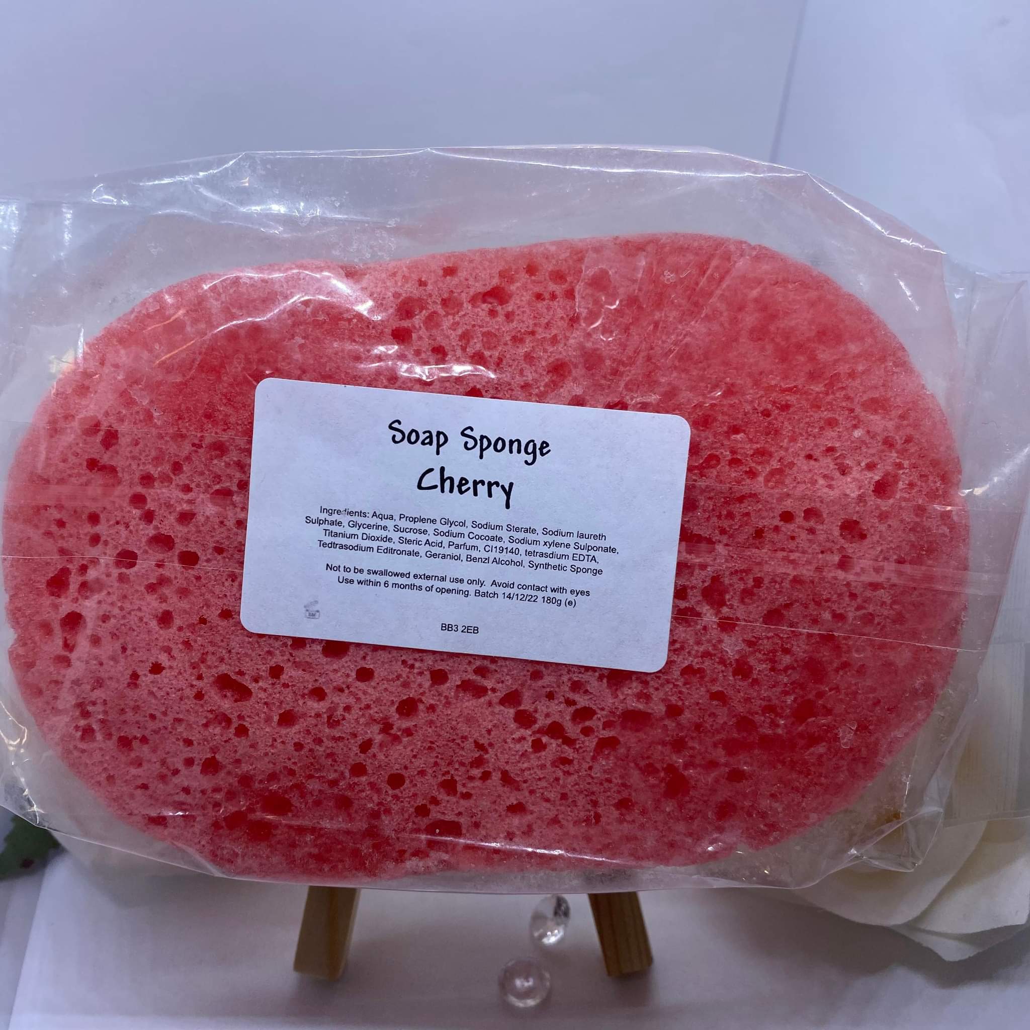 Cherry Soap Sponge